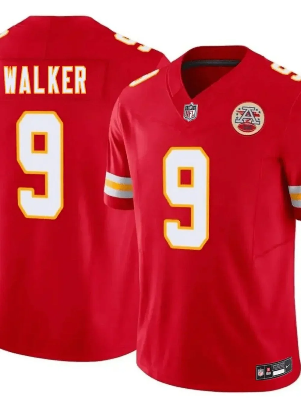 TRAVIS KELCE 87 - KANSAS CITY CHIEFS RED STITCHED FASHION JERSEY - YOUTH
